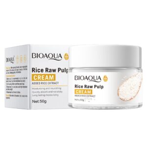 Bioaqua Rice Raw Pulp Rice Extracted Hydrating & Moisturizing Face Cream – 50g