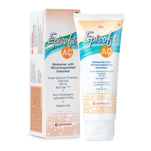 Glenmark Episoft AC Moisturizer with Sunscreen SPF 30+ – 75g