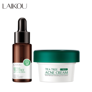 LAIKOU Tea Tree Serum 17ml & Cream 20g Combo