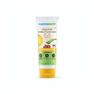 Mamaearth Hydragel Indian Sunscreen With Aloe Vera & Raspberry – 50G