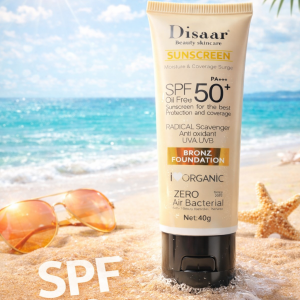 DISAAR Beauty Skincare Oil-Free SPF PA+++ 50+ Sunscreen – 40g