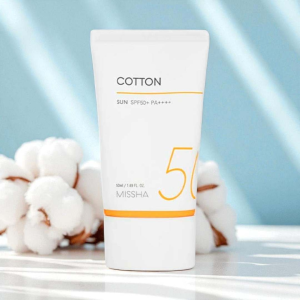 Missha Cotton Sun SPF50+ PA++++ – 50ml