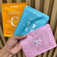 BIOAQUA Retinol Hyaluronic & Vitamin C Skin Smooth Moisturizing Face Sheet Mask – 25g/Each