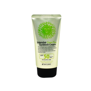 3W Clinic Intensive Green Tea Sunblock Cream SPF 50+ PA+++