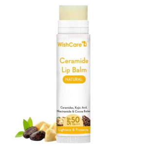 Wishcare Ceramide Lip Balm with SPF 50 PA+++ (Natural)